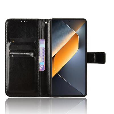 For TECNO Pova 6 Pro 5G LI9 Case Crazy Horse Texture Wallet Leather Phone Cover