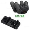 Cargador Rápido Doble para Mando de PS4 Base de Carga Soporte para PlayStation 4 Accesorios de Gaming