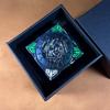 Spinner Würfel 7-in-1 Metall DND Würfelset Drachen Metallic D&D Würfel mit Geschenkbox für Dungeons and Dragon Spiel, RPG Rollenspiel Tischspiel Geschenke
