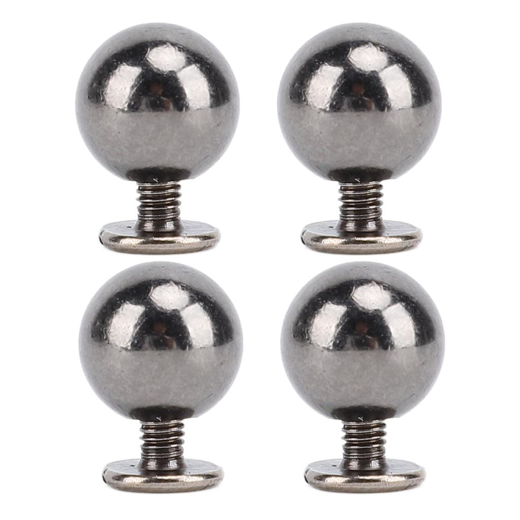 50 Set Round Rivet Sets Solid Iron Multifunctional 8mm Ball Rivet Kits for Clothing and Handcraft