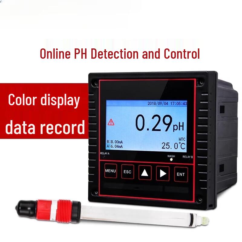 JZDASI Industrial pH/ORP Controller CN plug (adapter included)