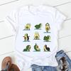 Avocado Funny Women T-Shirts Girl Harajuku Ullzang Graphic Cute Grunge Top Female T Shirt Summer Casual O-Neck Lady Tee Clothing