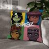Virtual Singer Gorillaz Band Pattern Cushions Pillowcase Polyester Cushion Cover Throw Pillow Pillowcover Home Car Sofa Decor