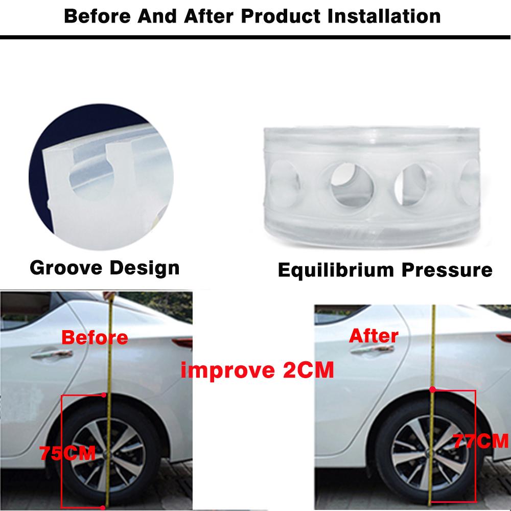 Hippcron 1PCS Car Shock Absorber  Auto-Buffers Spring Bumpers A/B/C/D/E/F Type Universal For Cars Cushion Suspension