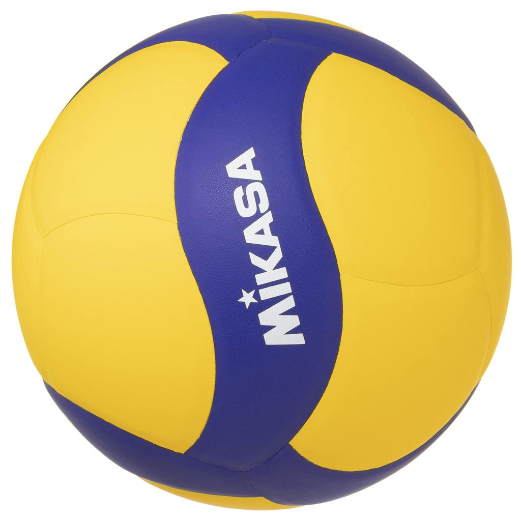 Mikasa Volleyball Practice Ball, Size 4, for Junior High School and Women, Yellow/Blue, V430W, Recommended Internal Pressure 0.3 kgf/cm²