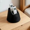 2-Hole Remote Control Holder Plastic Save Space TV Remote Organizer Non-Slip Base 3D Printed Desk Remote Stand Televisions