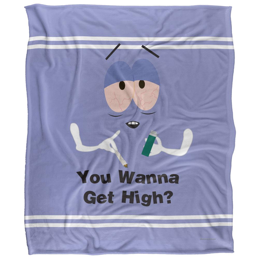 South Park Wanna Get High Silky Towelie Supersoft Blanket