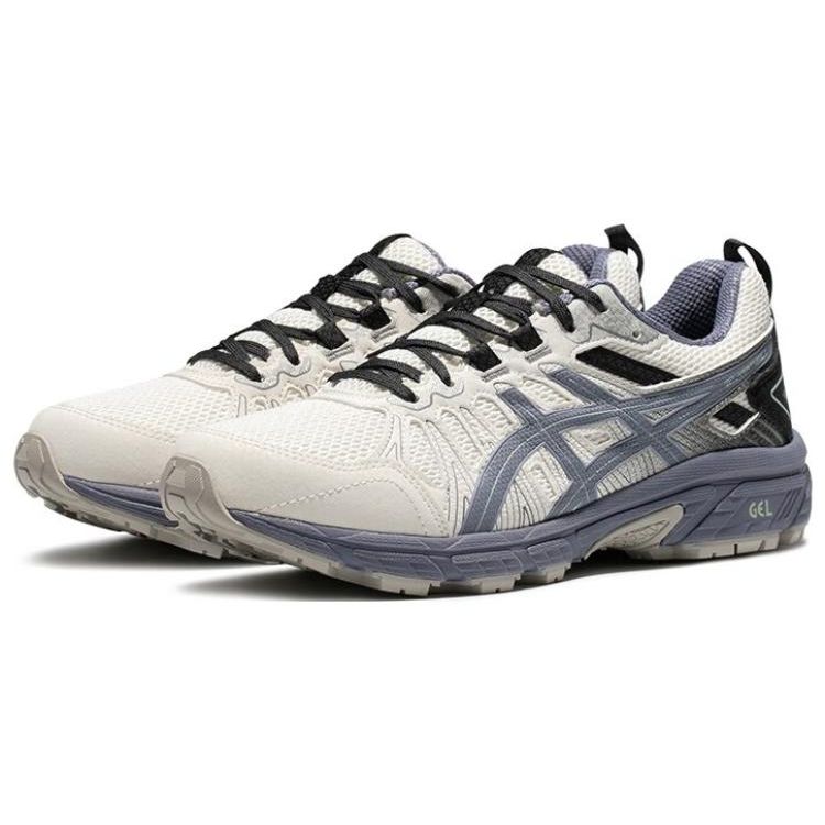 Asics Gel-Venture 7 Trail Running Shoes Women Sneakers White Blue 1012A818-106