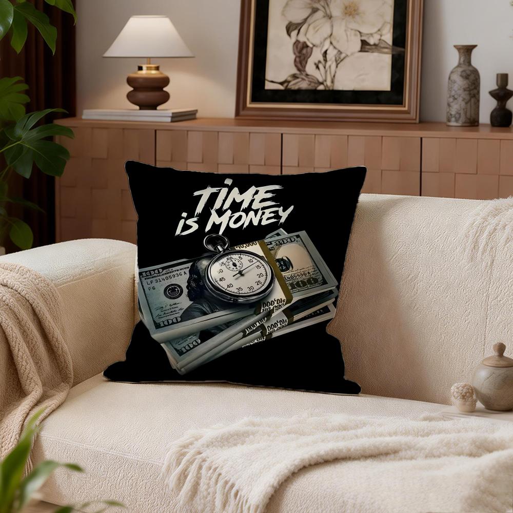 Comedy Time is Money Cushion Cover Cushion Cover Set 4Pcs 50x50 45x45 40x40 Pillowcase Decorative Sofa Home Decor
