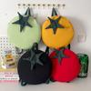 Cute Tomato Backpack Casual Student Schoolbag New Large Capacity Backpack  Teenagers