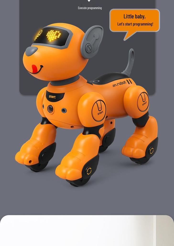 Interactive Voice-Controlled Smart Robot Dog Toy for Kids