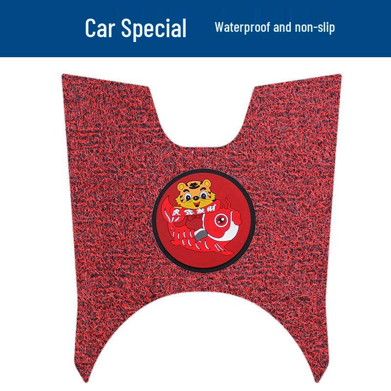 DaFu DX150 Coil Foot Mats: Waterproof, Sun-Protected, Dirt & Wear-Resistant Pedal Mats with Modified Accessories & Ornaments.