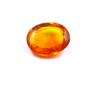 5.30 Carat Mind-blowing New Year Offer Oval Shape Orange Sapphire Certified Sri Lanka Gemstone SN102