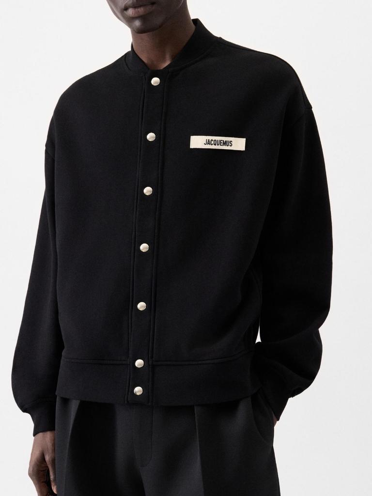 Jacquemus 25-Year Unisex Early Autumn Loose Long-Sleeve Logo Cardigan