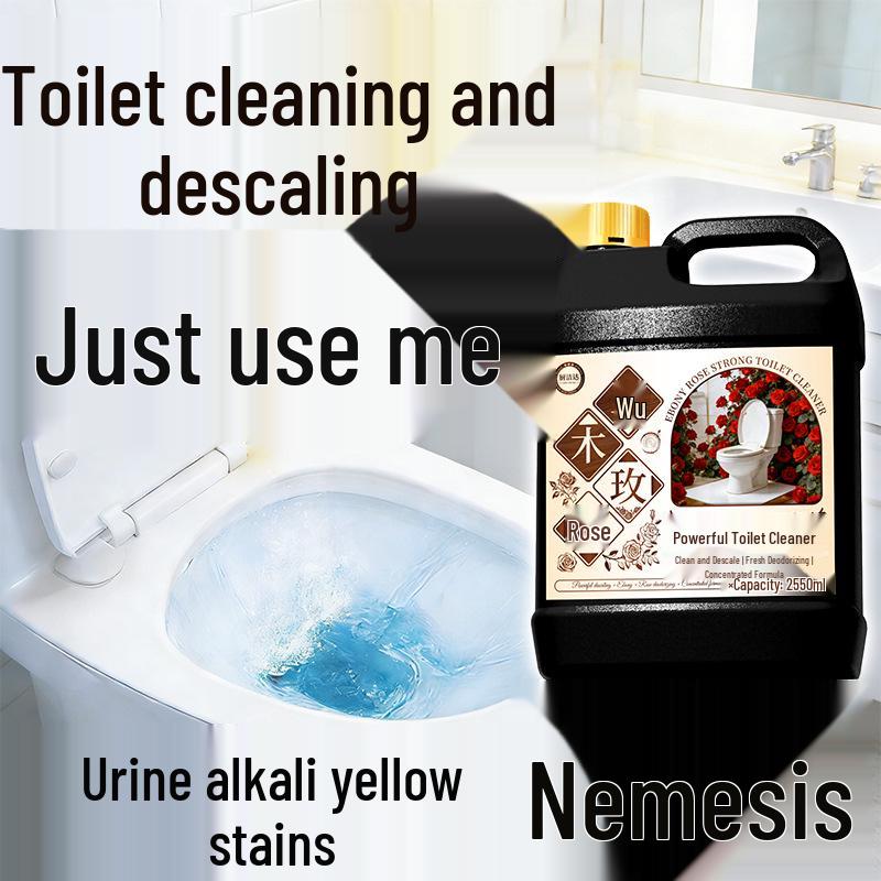 Powerful Toilet Bowl Cleaner: Descaler, Deodorizer & Stain Remover with Fresh, Long-Lasting Scent