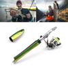 Mini Pen Fishings Rod Portables Fish Shaped Telescopic Spinnings Rod Castings  Fishings Poles Sea Ice Fishings Poles