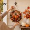 Sezonowy element dekoracyjny Dynia Akrylowy Dekor na Okno, Ornament Wianek Jesiennych Plonów na Święto Dziękczynienia Halloween, Wewnątrz Zewnątrz