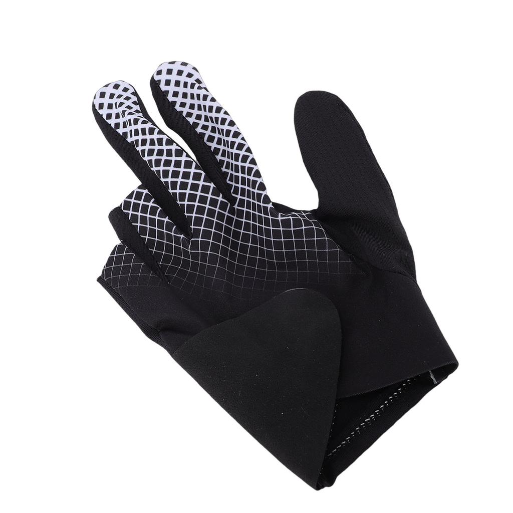 Billiards Glove Breathable Thin Magnetic Antislip 3 Fingers Pool Cue Sport Glove For Practice Tournament