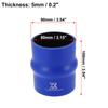 X AUTOHAUX Length 100mm Inner Diameter 80mm Hump Silicone Hose