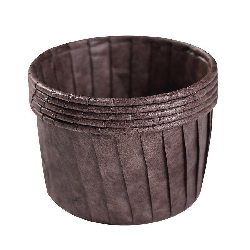 50Pcs Solid Color Oilproof Cupcake Liner Baking Cup Muffin Cupcake Paper Cup Cases Tray Wedding Party Caissettes CupCake Wrapper