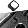 Carbon Fiber Car Electronic Brake Button Frame Cover Trim for Ford Mustang 2024+