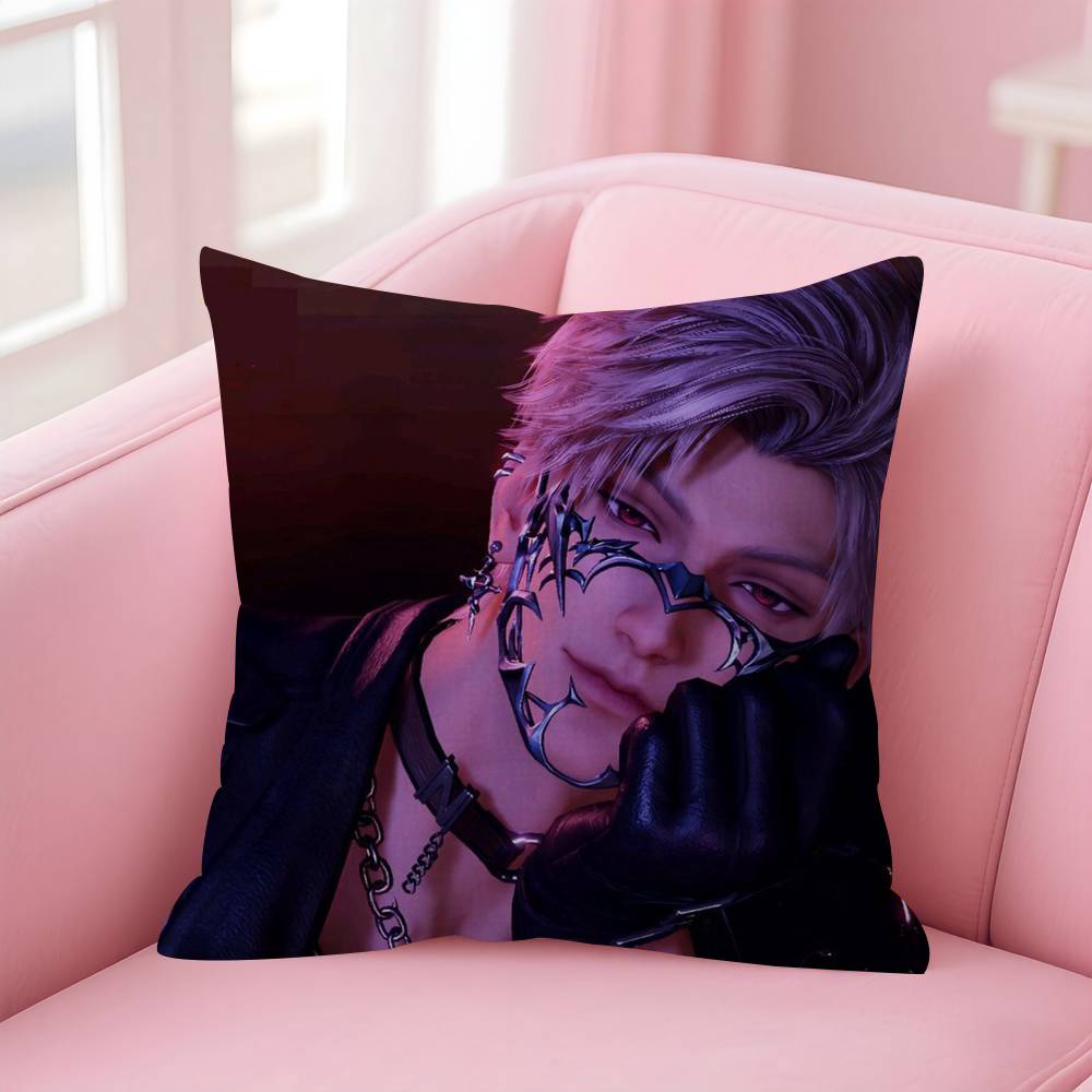 Anime Sylus Love And Deep Space Cushion Cover Inches Farmhouse Decor Home Throw Pillow Covers For Couch Decorations