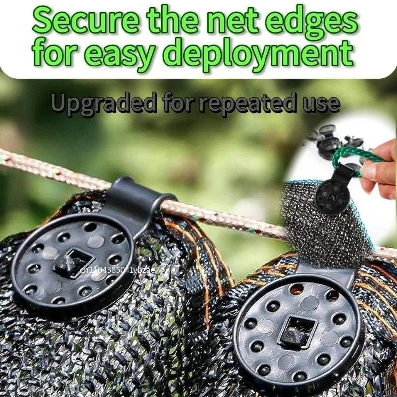 5-100PCS Shading Cloth Lock Clip, Greenhouse Shading Cloth Fixing Clip, Fence Shading Net Clip, Camping Tent Accessories
