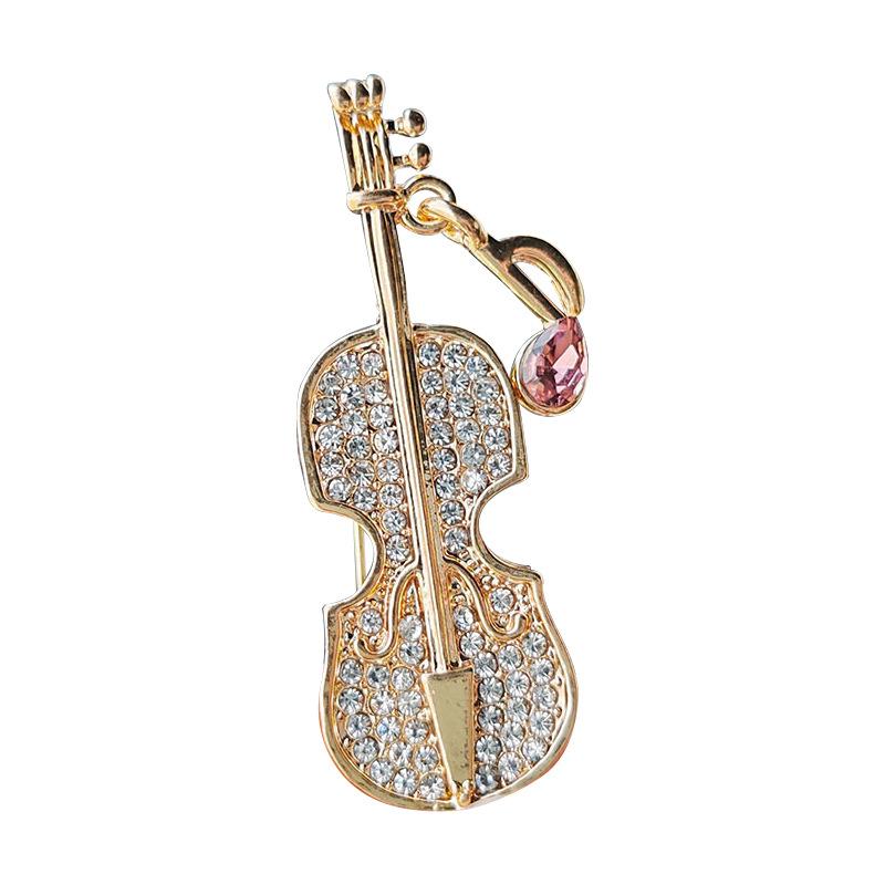 Creative Personality Beating Music Note Brooch Design Sense Suit Corsage Cardigan Accessories Exquisite Niche Pin Collar Pin Women