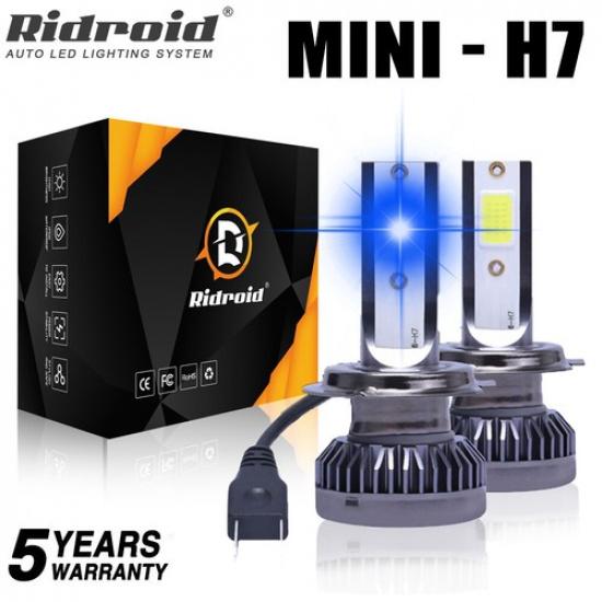 

2x Super Bright H7 LED Headlight Kit High Low Beam Bulbs 26000LM 8000K Ice Blue