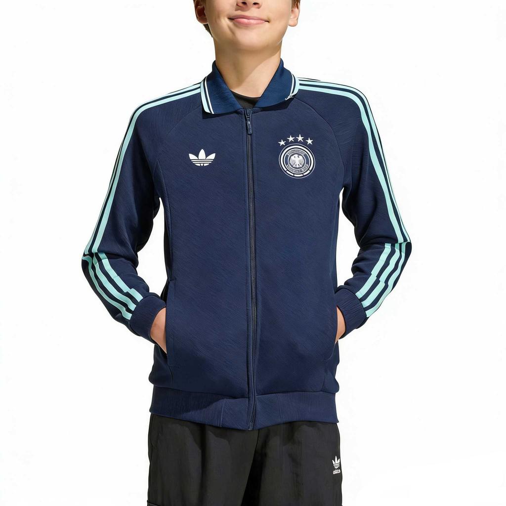 adidas Originals Germany Away Anthem Retro Football Jacket Kids Jackets JZ9334