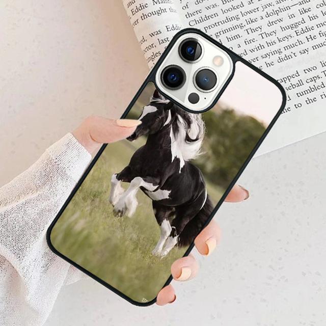 Horse Phone Case For iPhone 17 Air 15 16 Cover 11 13 14 Pro Max 12 Plus Max Fundas
