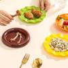 Creative Cartoon Burger Seasoning Dish Set 7/5-Layer Candy Dessert Plate Spit Bone Dish  Kitchen
