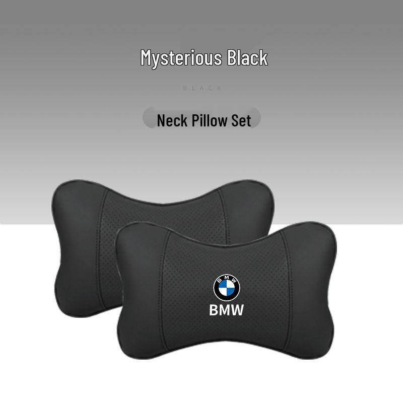 BMW Headrest & Lumbar Support Pillow - Fits X1, X3, X5, and 1/3/5/7 Series for Neck Protection & Interior Decoration