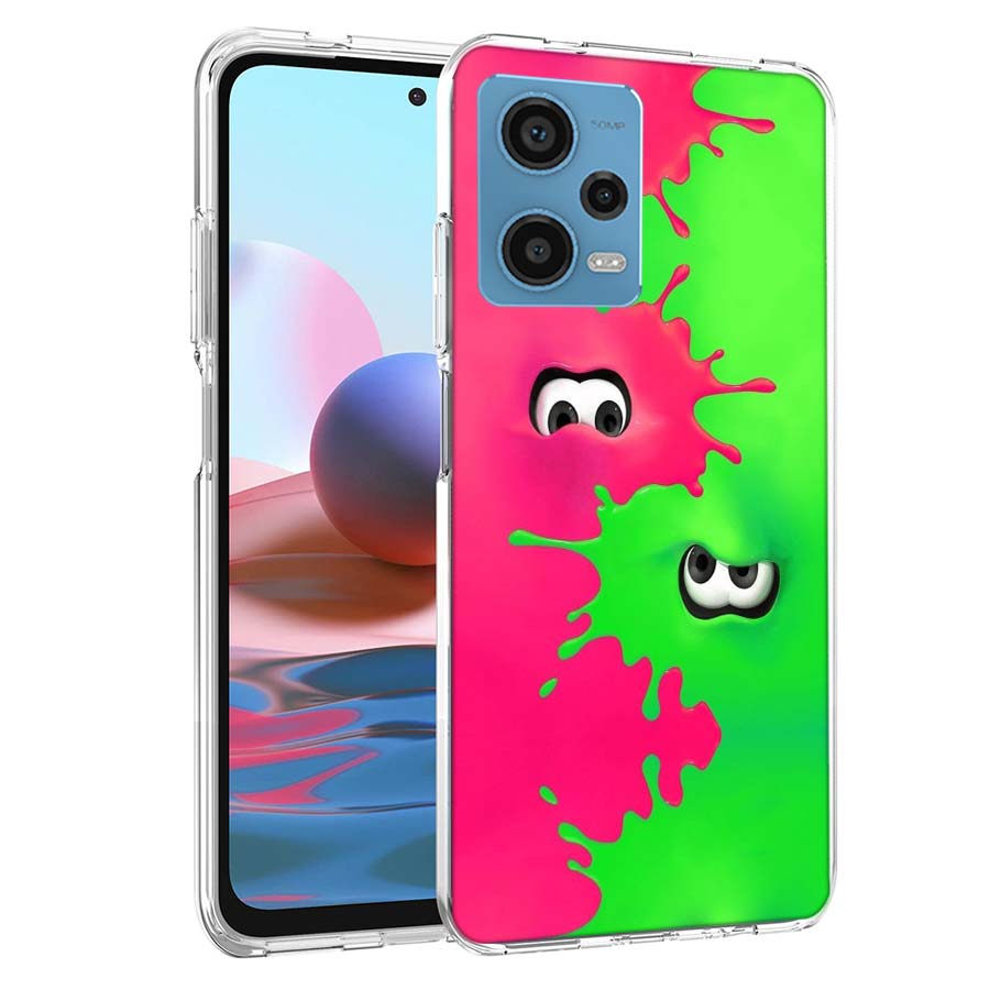 Game S-Splatoons Phone Case For Redmi Note 13 12 14 15 Pro Plus 13R 11 11T 11E 11S 10 Pro 10S 9 9S Cover Cell Clear TPU Capa Cas