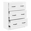 High Gloss White Drawer Cabinet 66 x 34.5 x 87 cm