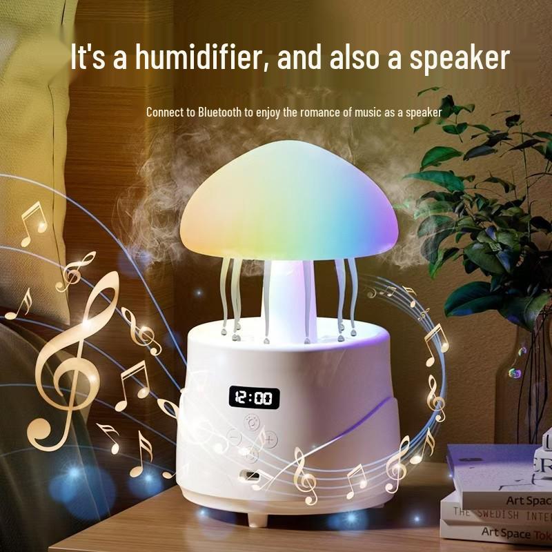 Y20 Quallen Bluetooth-Lautsprecher Luftbefeuchter mit weißem Rauschen, Umgebungslicht und geräuschlosem Betrieb