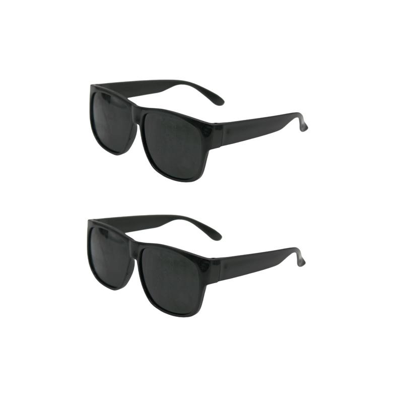 2pcs Welding Protective Goggles Chemical Goggles Black-framed Glasses Safety Protection Glasses Anti Welding Glasses Accessories