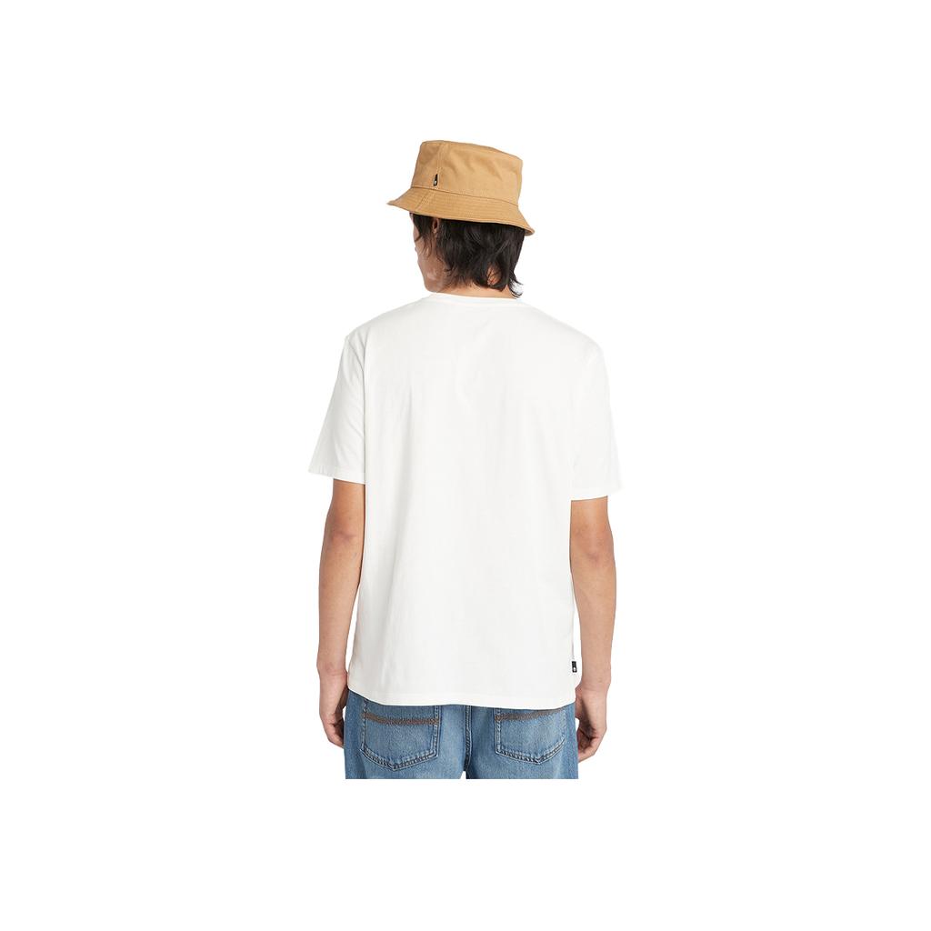 Timberland Tree Pattern Printed Crew Neck Casual Breathable Short Sleeve T-Shirt Men Tops A42RF-CR3