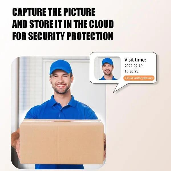 Smart WiFi Video Doorbell Camera Video Intercom With Bells Night Vision IP Doorbell Wireless Home Security Camera