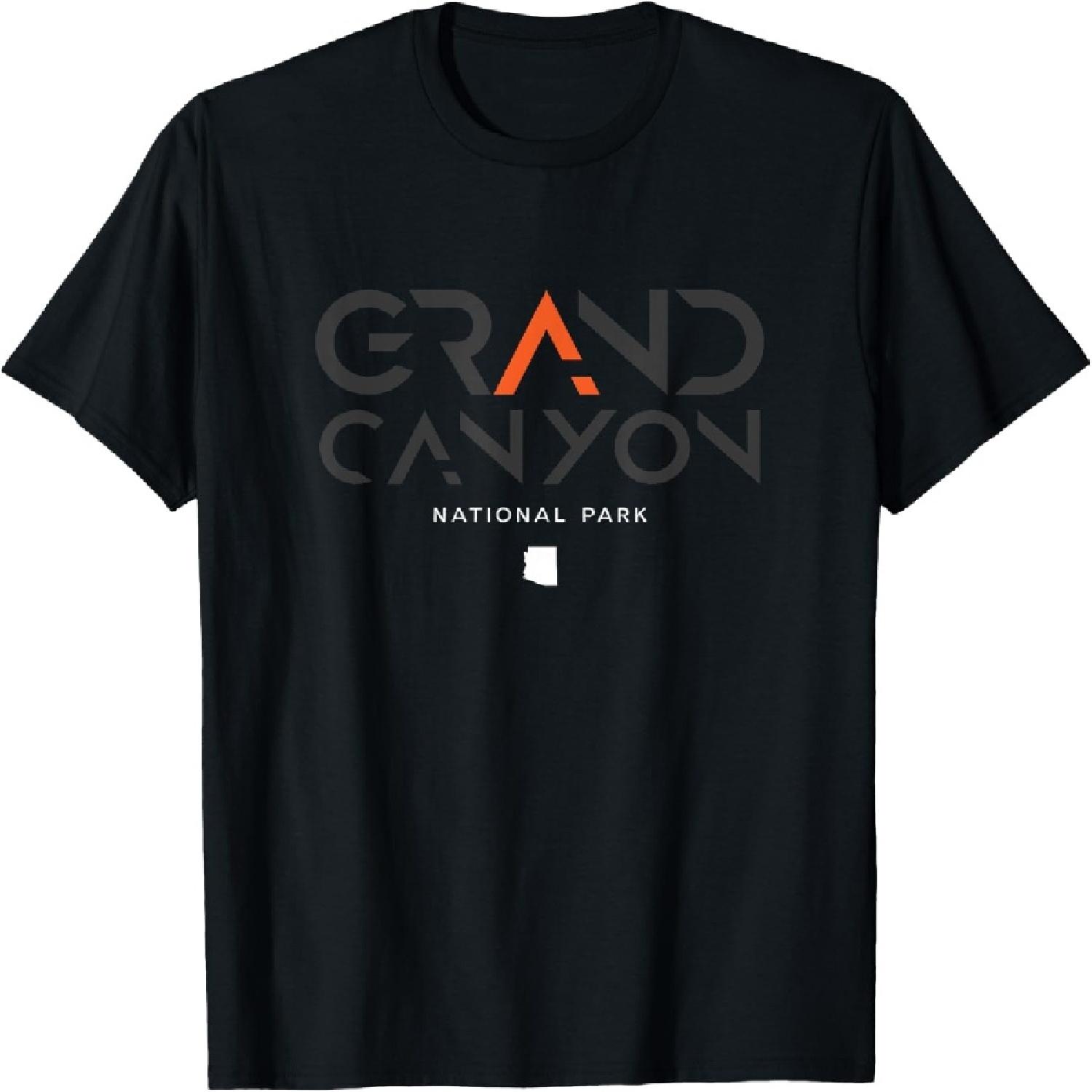 Grand Canyon National Park Arizona Tonal Retro Vintage T-Shirt S