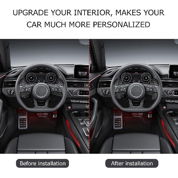2pcsset Steering Wheel Paddle Shifter Extension For A3 8V A4 A5 B9 B9.5 A6 A7 C8 Q3 Q5