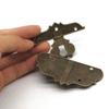 Vintage Bronze Hasp Metal Wooden Case Hasp Exquisite   Jewelry Box