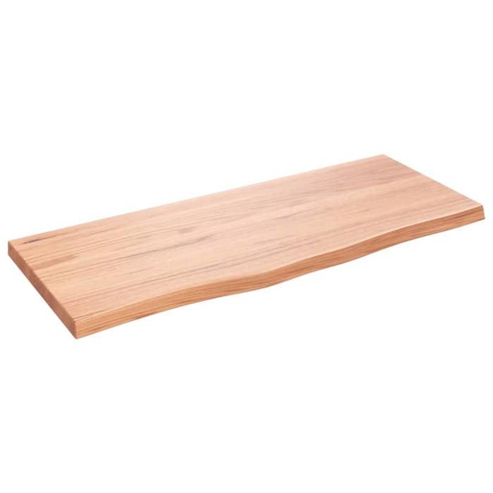 VidaXL Étagère murale marron clair 100x40x4cm bois chêne massif traité 363684
