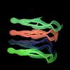 10Pcs 11CM/4.2G Luminous Soft Octopus Bait Colorful TPE Glow-in-the-dark Realistic Bionic Artificial Squid Lure Saltwater Freshwater Trolling