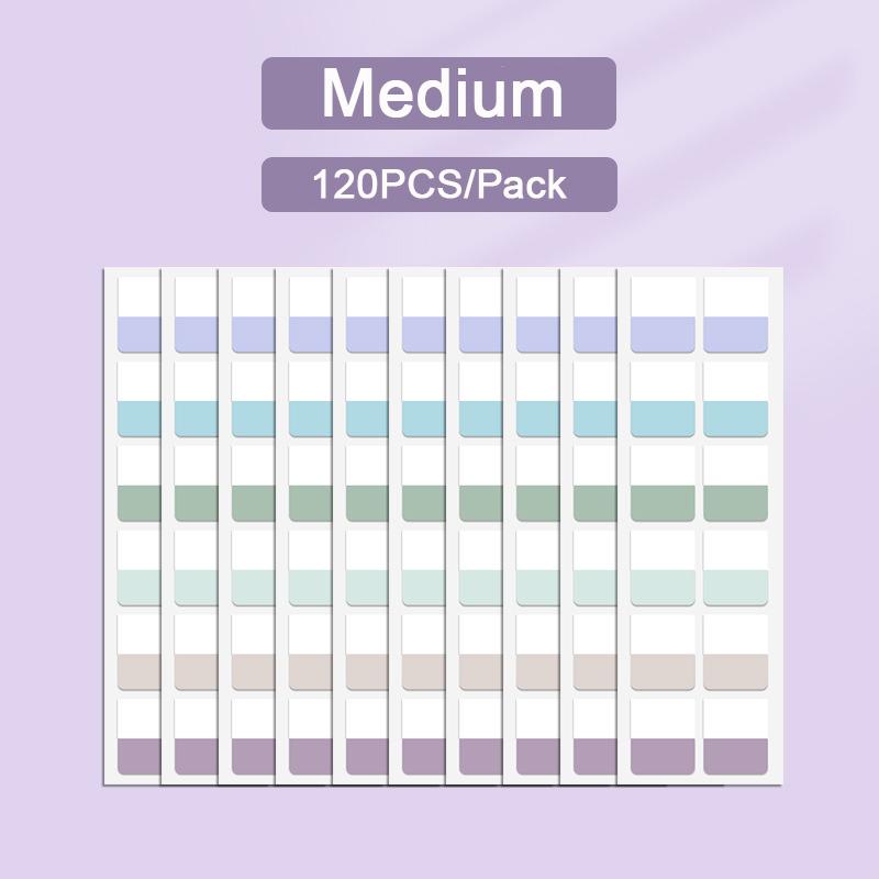 

120PCS Simple Notes Index Sticker Bookmark Indication Sticker Student Stationery