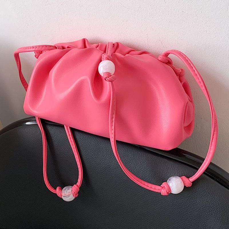 Geantă de umăr simplă din piele moale, tip crossbody, tip geantă de mână pentru femei, tip crossbody, tip geantă de mână casual, design nou la modă