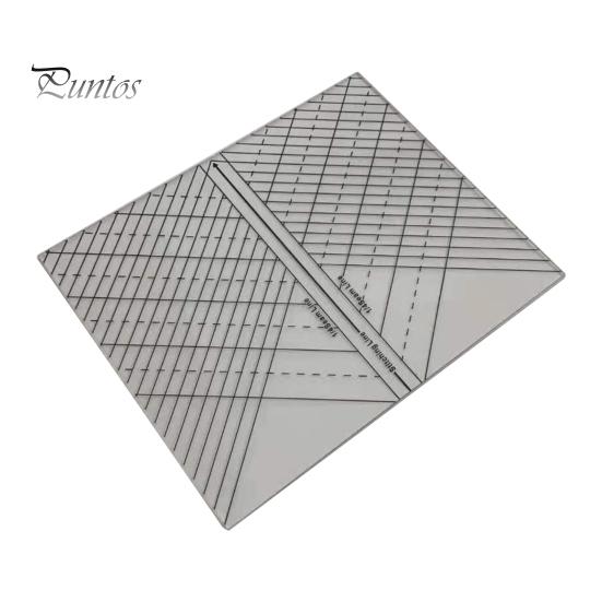 Akrylové prošívání rovné pravítko 1/4-palcový šev čára šití čára diagonální čára DIY šití řemeslné projekty Šablona pravítka Nadšenci šití dárek