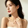 Daily versatile cool style starfish necklace women simple five-pointed star gold collarbone chain Valentine's Day accessory trendy women
