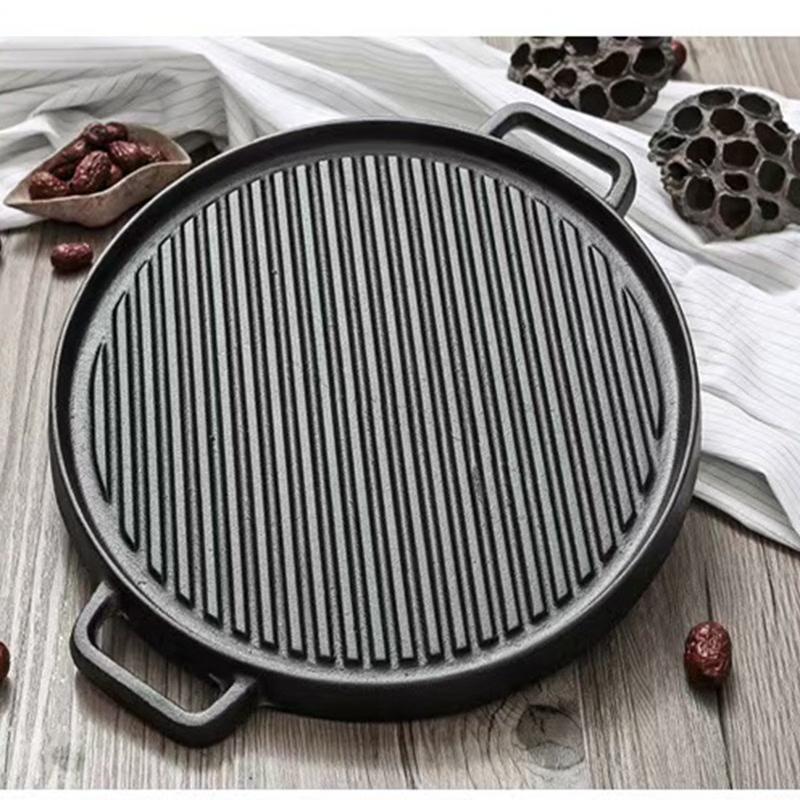 Wutuo Cast Iron Double-Sided Grill Pan