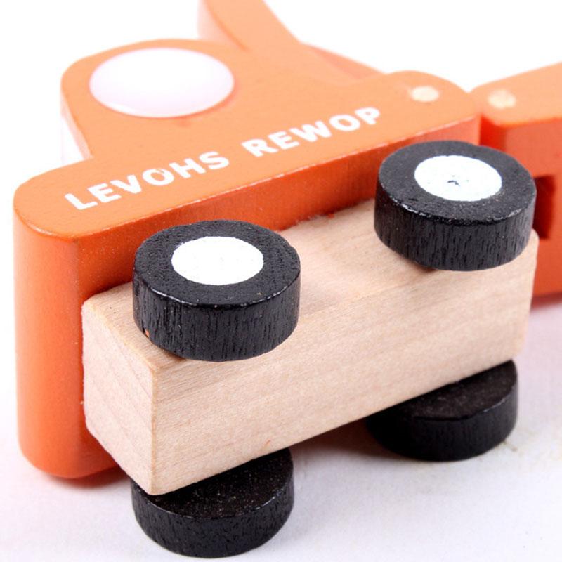 12PCS Set Mini Wooden Car Airplane Model Toy Simple Style Decoration Color Wooden Car Airplane Mini Educational Toy for Children